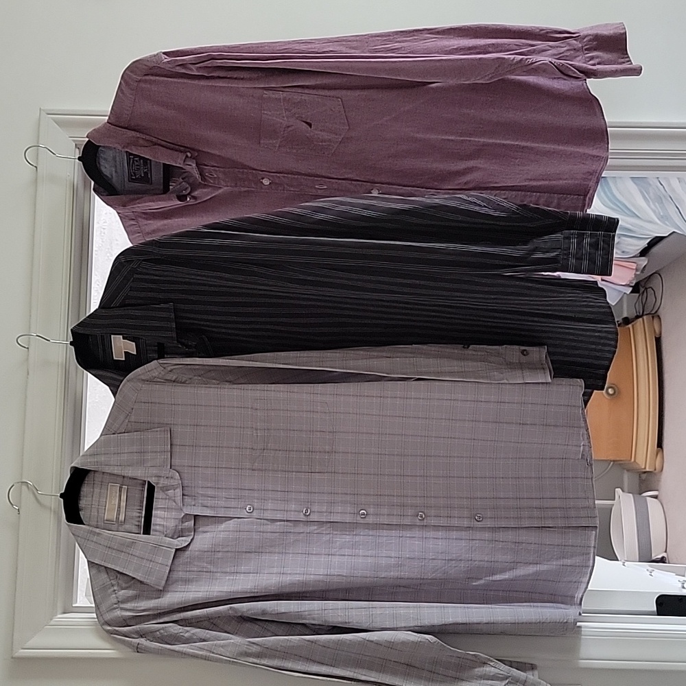 Mens dress shirts XL Michael Kors and Nautica